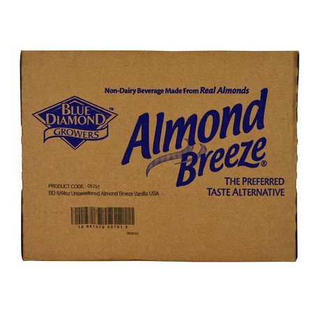 ALMOND BREEZE Almond Breeze Unsweetened Vanilla Milk Substitute 64 oz. Carton, PK8 5791